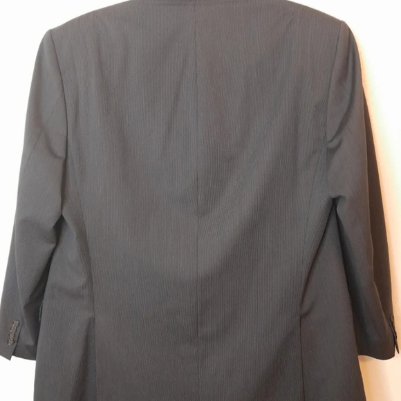 Calvin Klein Men's Blazer Grey Front 3 Buttons Style Pre-owned - Picture 2 of 8